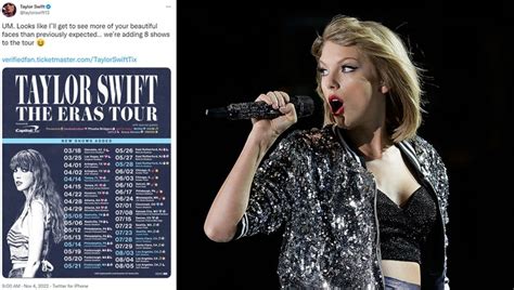 Taylor Swift's 2024 North American Eras Tour dates. Oct. 18-20: Miami, Hard Rock Stadium. Oct. 25-27: New Orleans, Caesars Superdome. Nov. 1-3: Indianapolis, Lucas Oil Stadium. Nov. 14-16, Nov. 21 ...